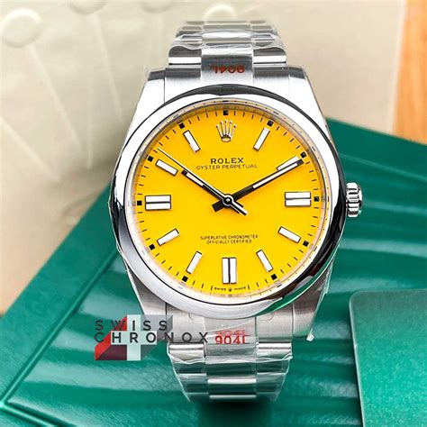 yellow rolex oyster|Rolex Oyster perpetual old models.